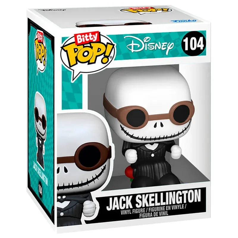 Nightmare Before Christmas Funko Bitty Pop! Rides: Jack Skellington with Snowmobile van Funko – productfoto 3 van 4