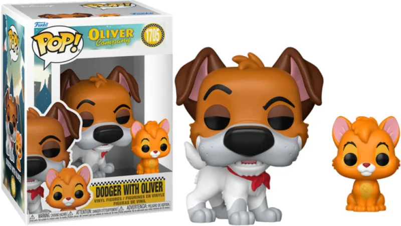 Oliver & Company Funko Pop Vinyl: Dodger with Oliver by Funko – product photo
