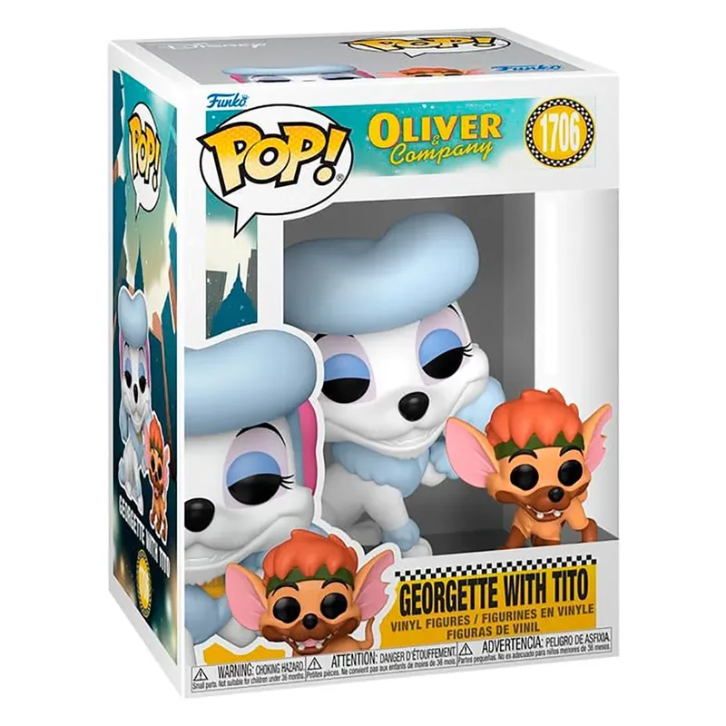 Oliver & Company Funko Pop Vinyl: Georgette with Tito van Funko – productfoto 2 van 2