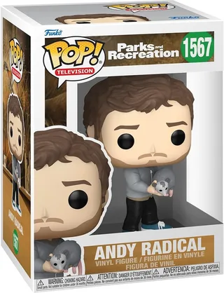 Parks and Recreation 15th Funko Pop Vinyl: Andy Radical van Funko – productfoto 1 van 2