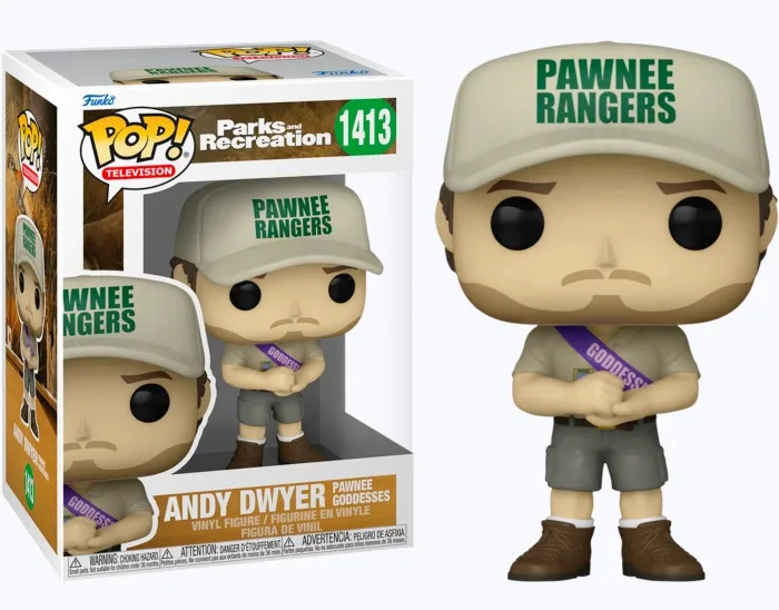 Parks and Recreation Funko Pop Vinyl: Andy with Sash van Funko – productfoto