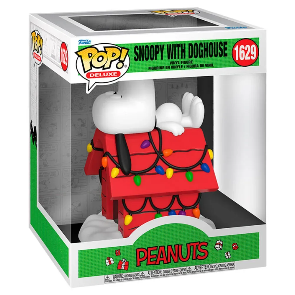 Peanuts Deluxe Snoopy Med Hundehus-figur fra Funko – produktbillede