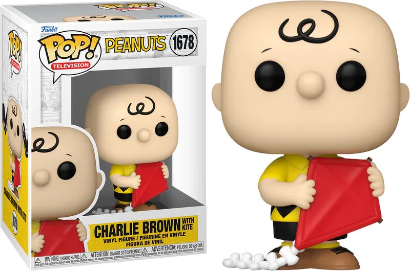 Peanuts Funko Pop Vinyl: Charlie Brown with Kite van Funko – productfoto
