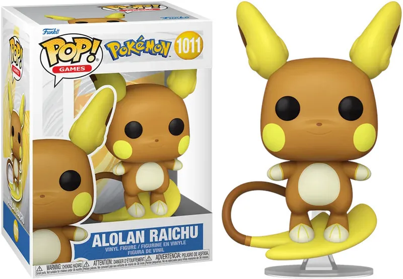 Pokemon Funko Pop Vinyl: Alolan Raichu van Funko – productfoto 1 van 2