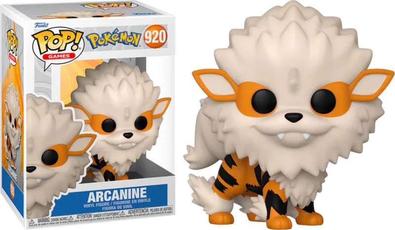 Pokemon Funko Pop Vinyl: Arcanine van Funko – productfoto 1 van 3