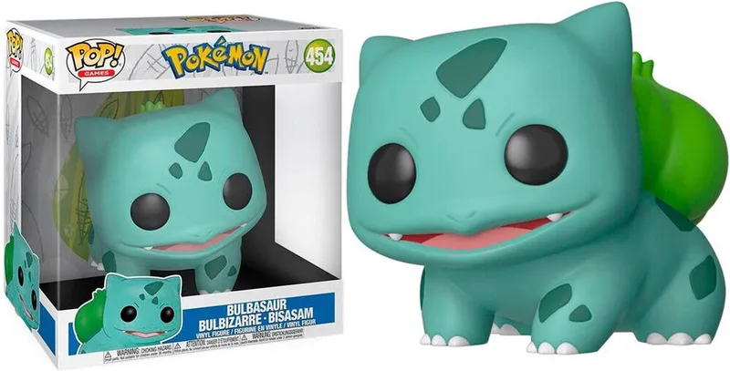 Pokemon Funko Pop Vinyl: Jumbo Size Bulbasaur by Funko – product photo 1 of 3
