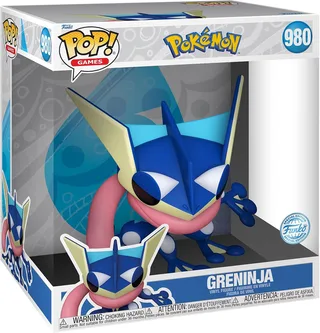 Pokemon Funko Pop Vinyl: Jumbo Size Greninja van Funko – productfoto 1 van 2