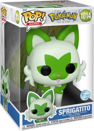 Pokemon Funko Pop Vinyl: Jumbo Size Sprigatito by Funko – product photo 1 of 2