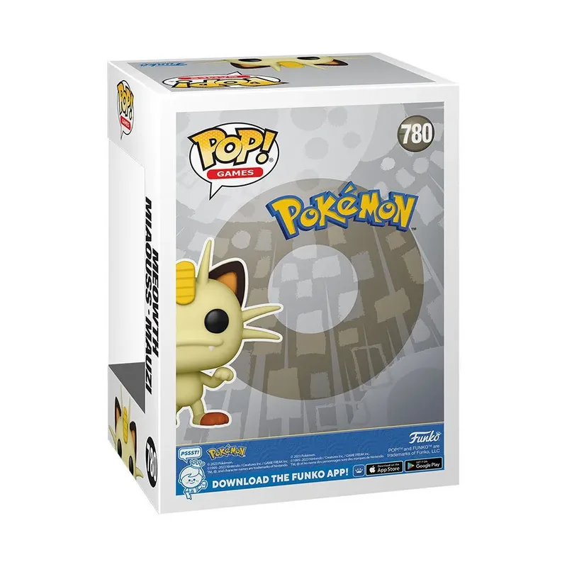 Pokemon Funko Pop Vinyl: Meowth van Funko – productfoto 2 van 3