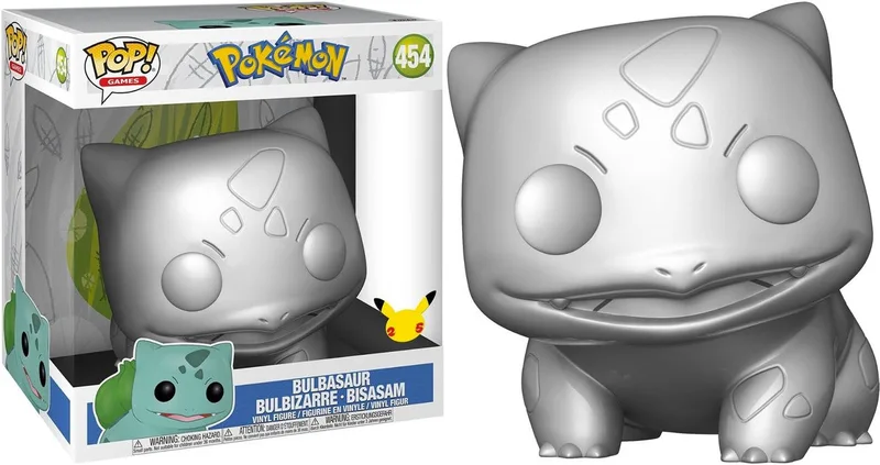 Pokemon Funko Pop Vinyl: Metallic Bulbasaur van Funko – productfoto