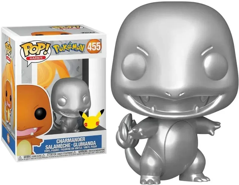 Pokemon Funko Pop Vinyl: Metallic Charmander by Funko – product photo