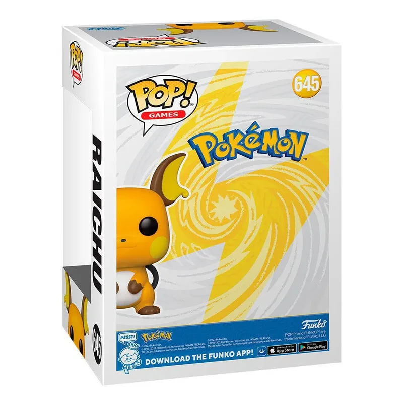 Pokemon Funko Pop Vinyl: Raichu by Funko – product photo 2 of 3