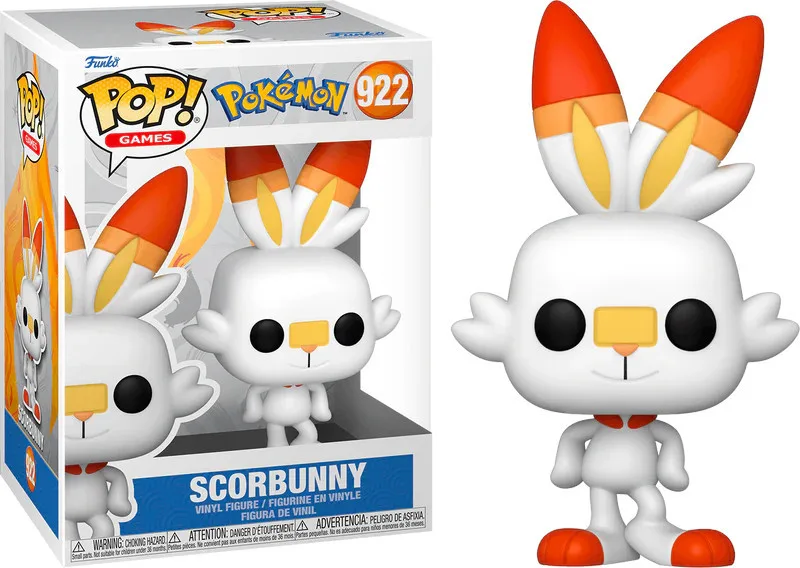 Pokemon Funko Pop Vinyl: Scorbunny van Funko – productfoto 1 van 3