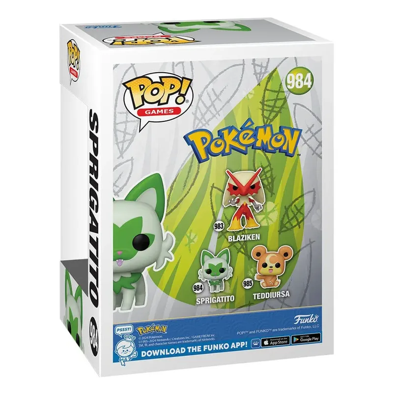 Pokemon Funko Pop Vinyl: Sprigatito van Funko – productfoto 2 van 3