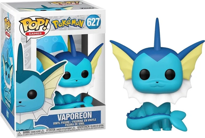 Pokemon Funko Pop Vinyl: Vaporeon van Funko – productfoto 1 van 3