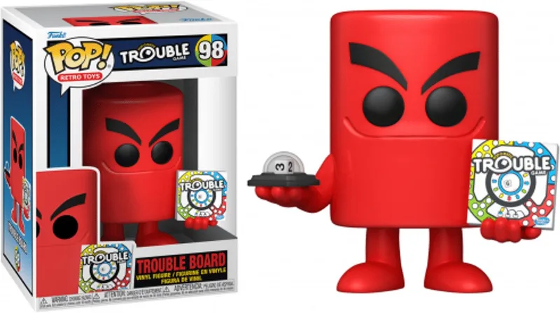 Pop-O-Matic Trouble Game Funko Pop Vinyl: Trouble Board van Funko – productfoto