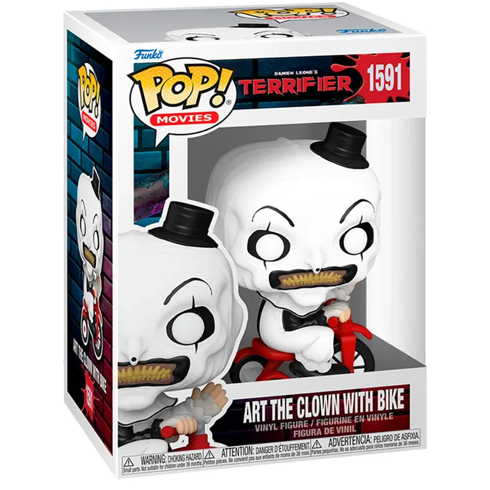 Pop! Terrifier Art De Clown Met Fiets von Funko – Produktfoto