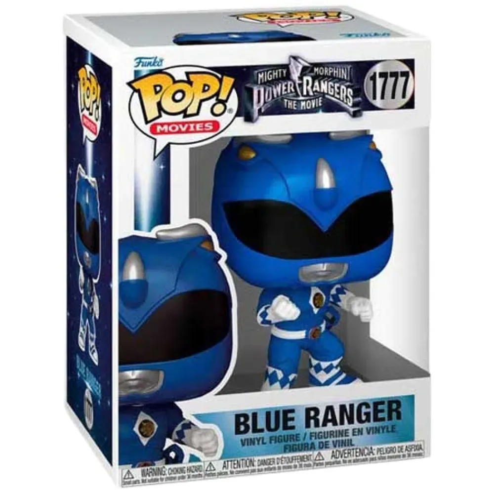 Power Rangers Mighty Morphin The Movie Blå Ranger-figur 9 Cm fra Funko – produktbillede