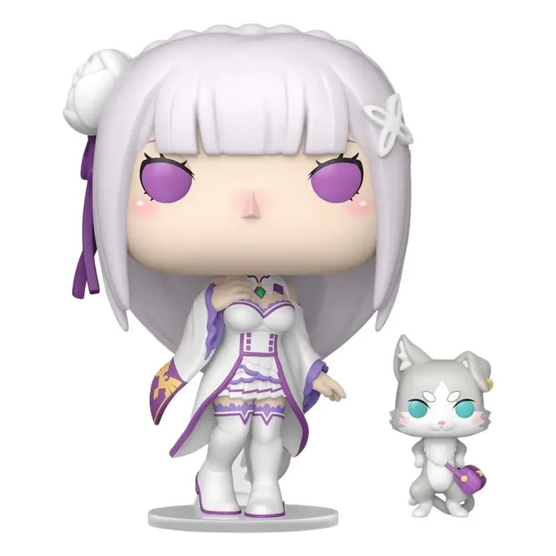 Re:ZERO Funko Pop Vinyl: Emilia with Puck van Funko – productfoto 2 van 2