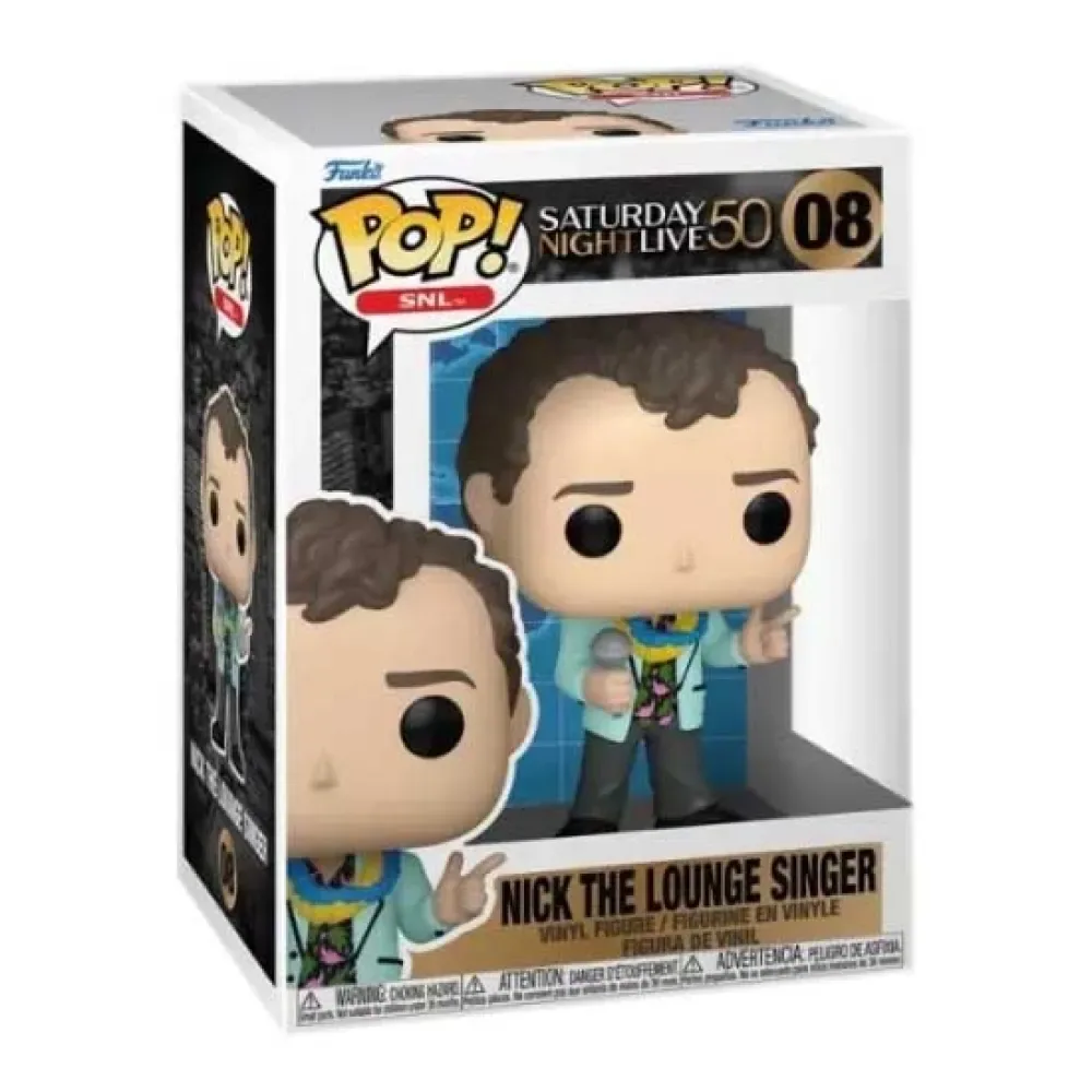 Saturday Night Live 50-års Jubilæums Nick The Lounge Singer-figur fra Funko – produktbillede