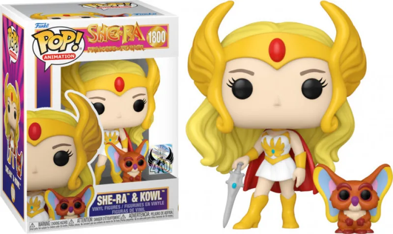She-Ra: Princess of Power Funko Pop Vinyl: She-Ra & Kowl van Funko – productfoto 1 van 2