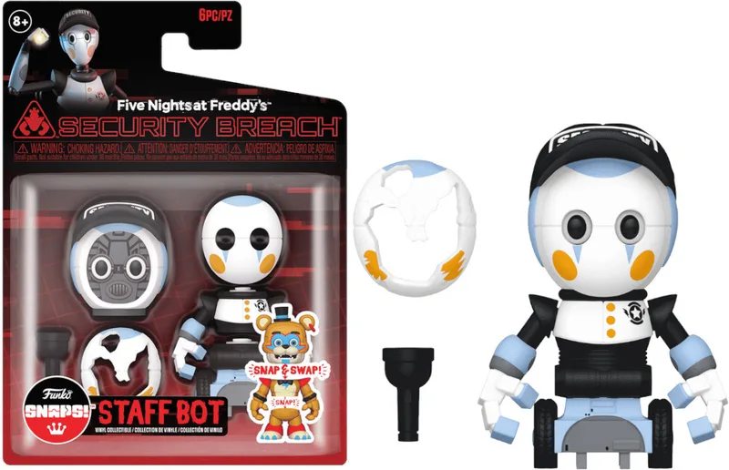 SNAPS! Five Nights at Freddy's Security Breach - Staff Bot van Funko – productfoto