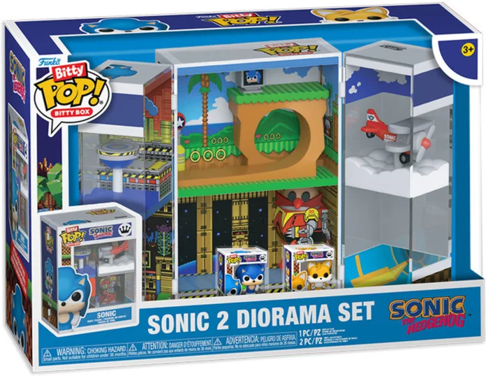 Sonic the Hedgehog Funko Bitty Box Diorama: Sonic 2 van Funko – productfoto 1 van 2
