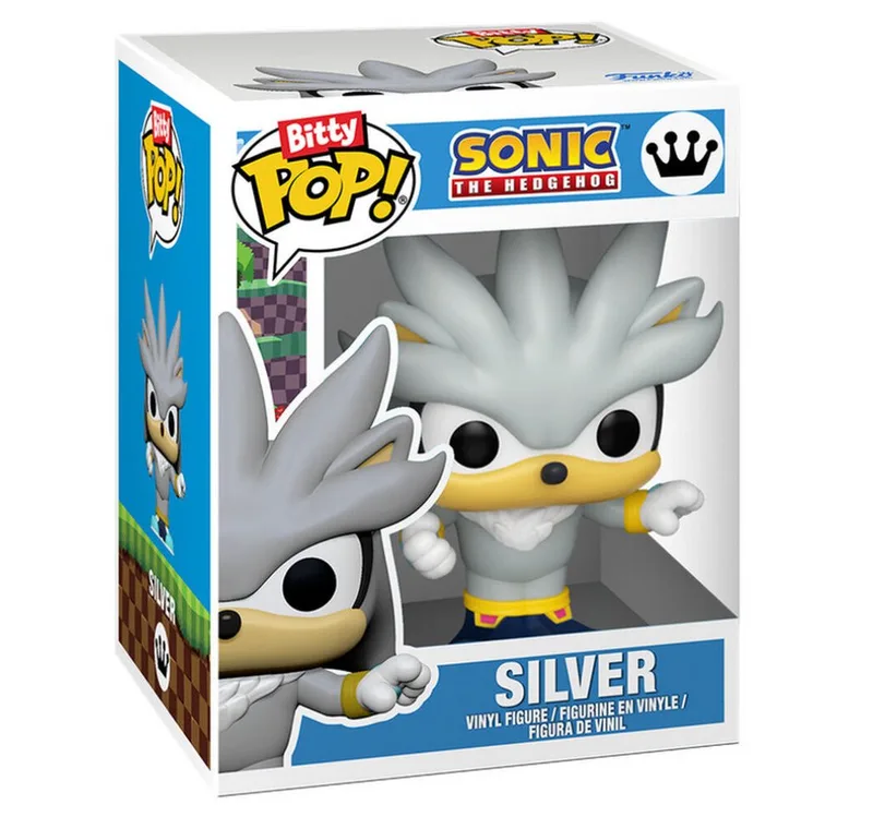 Sonic the Hedgehog Funko Bitty Pop! 4-Pack: Shadow with Emerald, Rouge, Neo Metal Sonic, Silver van Funko – productfoto 2 van 3