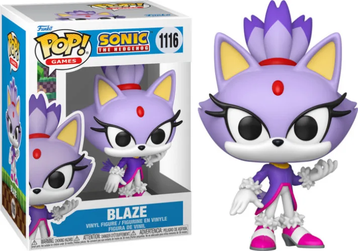Sonic the Hedgehog Funko Pop Vinyl: Blaze van Funko – productfoto 1 van 2