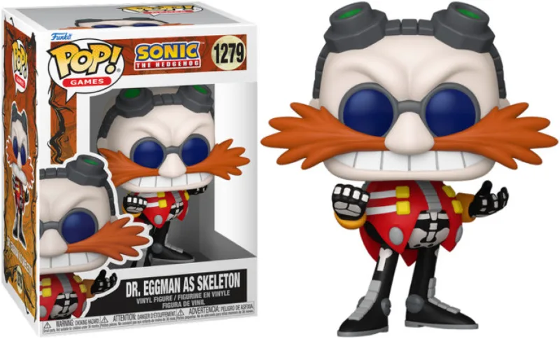 Sonic the Hedgehog Funko Pop Vinyl: Dr. Eggman as Skeleton van Funko – productfoto 1 van 2