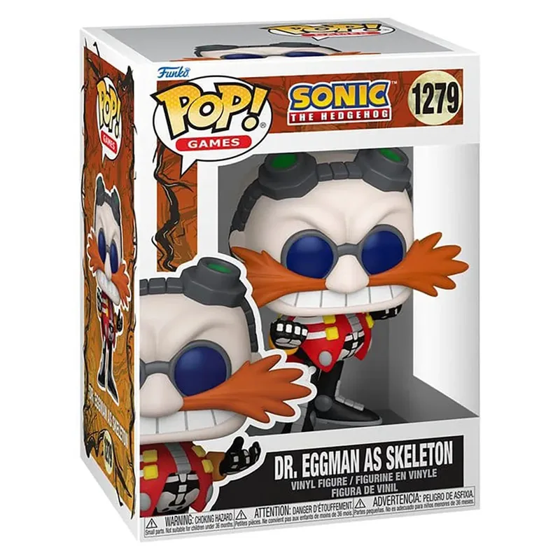 Sonic the Hedgehog Funko Pop Vinyl: Dr. Eggman as Skeleton van Funko – productfoto 2 van 2