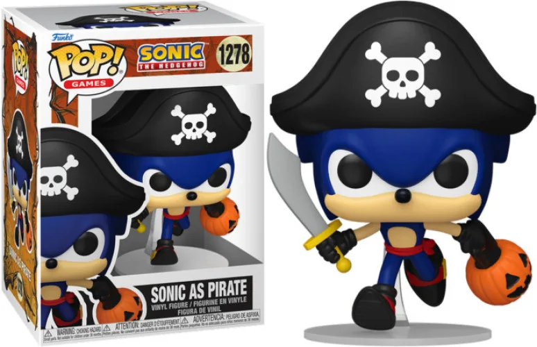 Sonic the Hedgehog Funko Pop Vinyl: Sonic as Pirate van Funko – productfoto 1 van 2