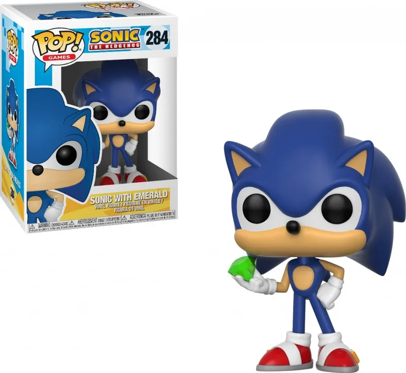 Sonic the Hedgehog Funko Pop Vinyl: Sonic with Emerald van Funko – productfoto 1 van 2