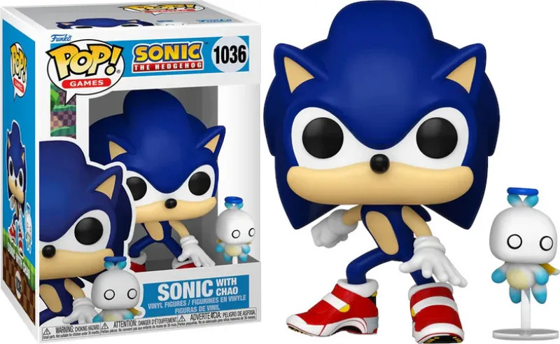 Sonic the Hedgehog Funko Pop Vinyl: Sonic with Hero Chao by Funko – product photo 1 of 2