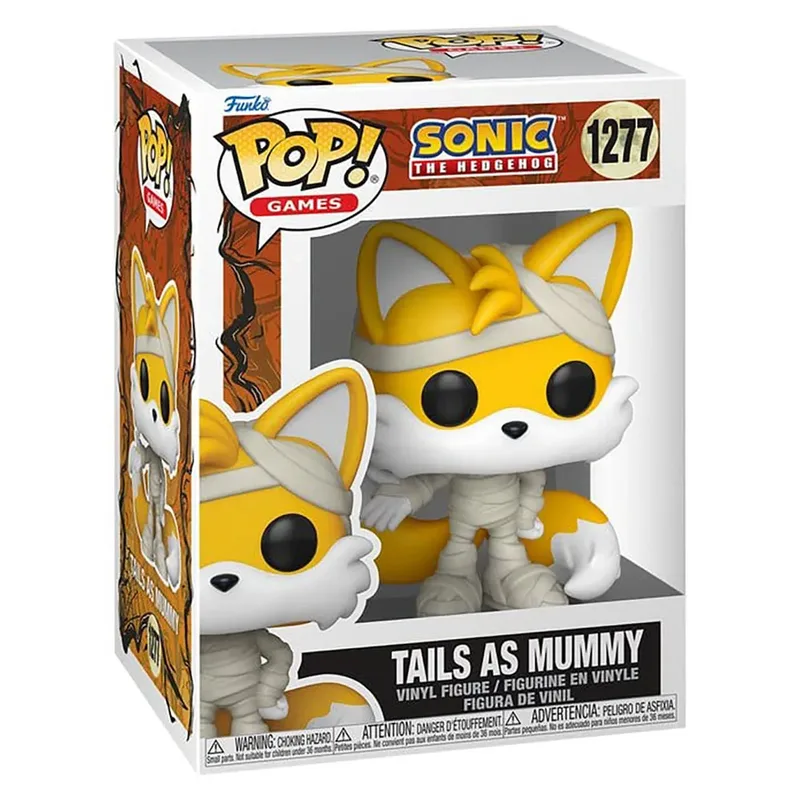 Sonic the Hedgehog Funko Pop Vinyl: Tails as Mummy van Funko – productfoto 2 van 2