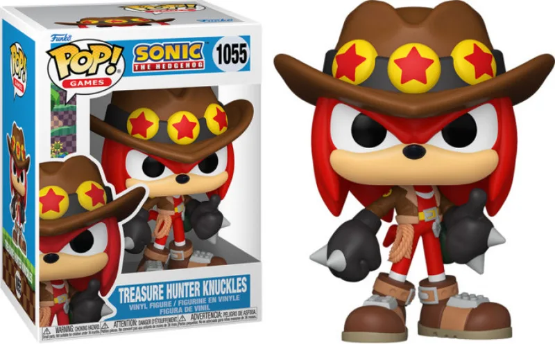 Sonic The Hedgehog Funko Pop Vinyl: Treasure Hunter Knuckles van Funko – productfoto 1 van 2