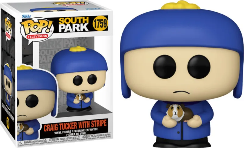 South Park Funko Pop Vinyl: Craig Tucker with Stripe van Funko – productfoto