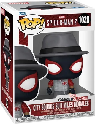 Spider-Man 2 Funko Pop Vinyl: City Sounds Suit Miles Morales van Funko – productfoto 1 van 2