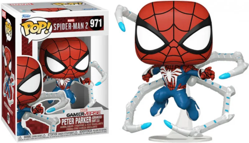 Spider-Man 2 Funko Pop Vinyl: Peter Parker Advanced Suit van Funko – productfoto 1 van 2