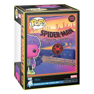 Spider-Man: Across the Spider-Verse Funko Pop Vinyl: Miles Morales (Blacklight) by Funko – product photo 2 of 3
