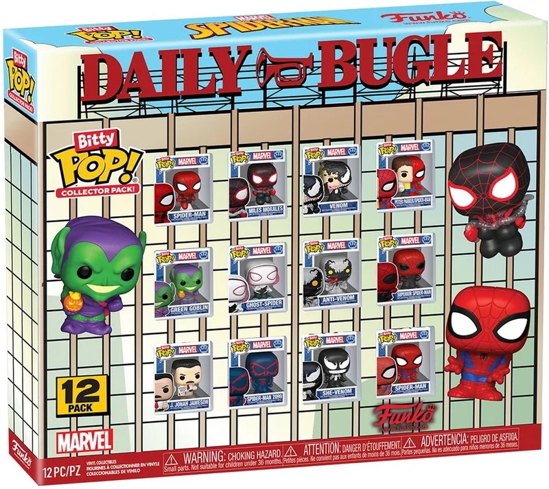 Spider-Man Funko Bitty Pop! Daily Bugle Collector Pack van Funko – productfoto