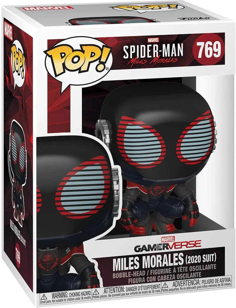 Spider-Man Miles Morales Funko Pop Vinyl: Miles Morales 2020 Suit van Funko – productfoto