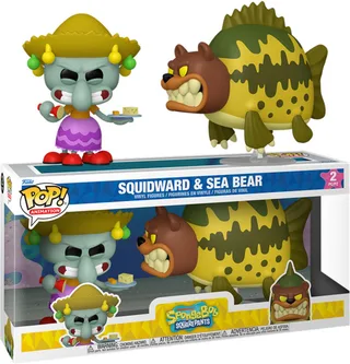 Spongebob Squarepants 2-Pack Funko Pop Vinyl: Squidward & Sea Bear by Funko – product photo 1 of 3