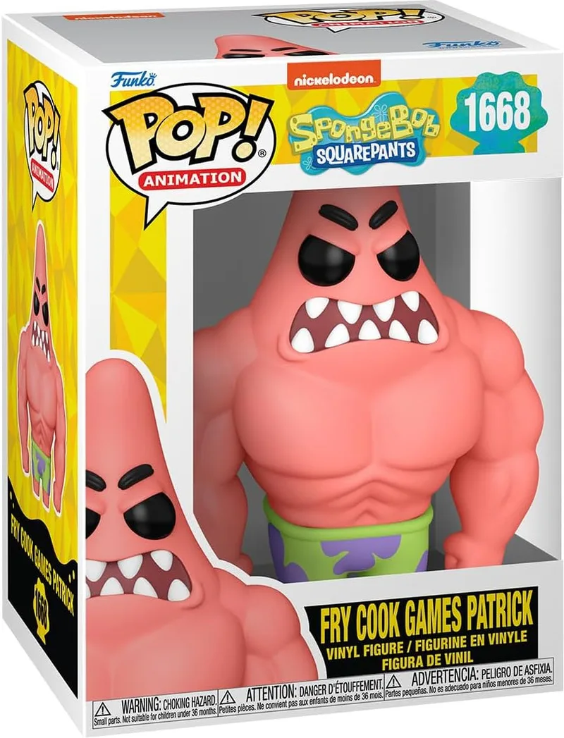 Spongebob Squarepants Funko Pop Vinyl: Fry Cook Games Patrick by Funko – product photo 1 of 2