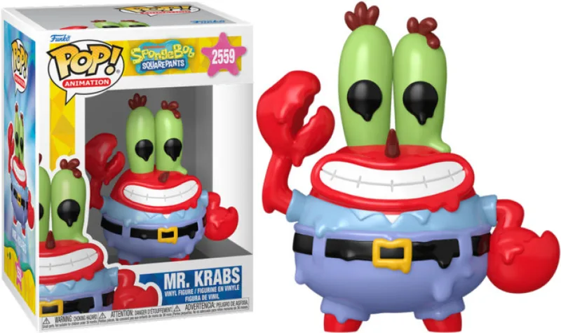 Spongebob Squarepants Funko Pop Vinyl: Mr. Krabs (2559) van Funko – productfoto