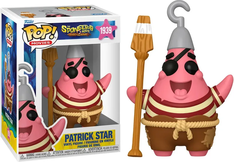 Spongebob Squarepants Funko Pop Vinyl: Patrick Star (Pirate) van Funko – productfoto