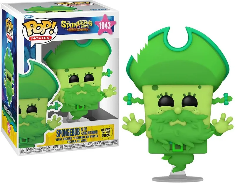 Spongebob Squarepants Funko Pop Vinyl: SpongeBob as the Flying Dutchman (Glow in The Dark) by Funko – product photo 1 of 3