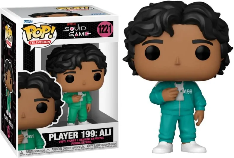 Squid Game Funko Pop Vinyl: Player 199: Ali van Funko – productfoto 1 van 2