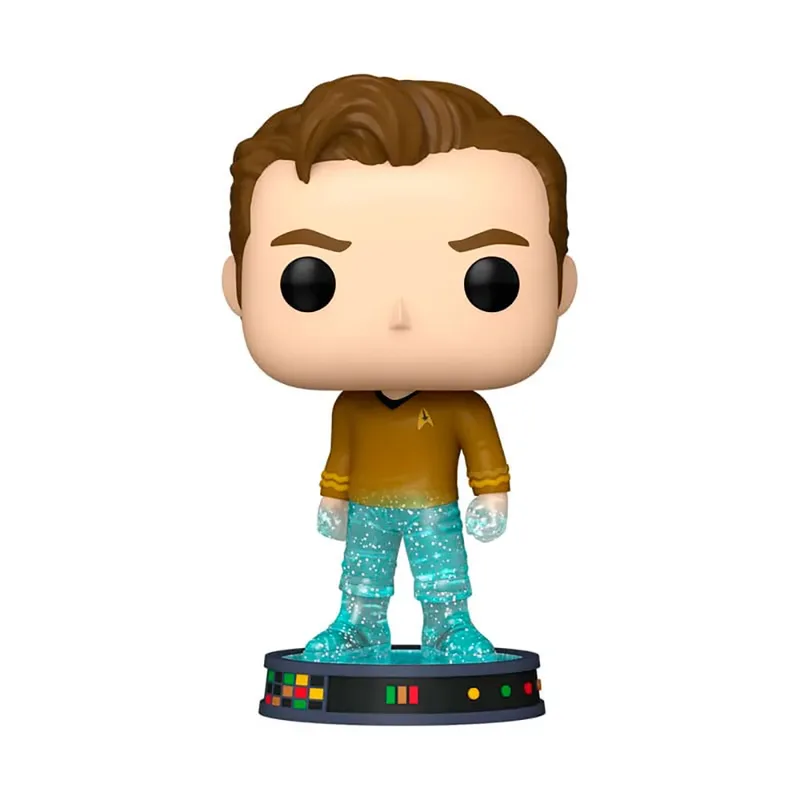 Star Trek Picard Funko Pop Vinyl: Transporting James T. Kirk (Glitter) van Funko – productfoto 2 van 2