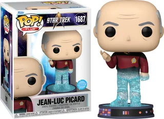 Star Trek Picard Funko Pop Vinyl: Transporting Jean-Luc Picard (Glitter) van Funko – productfoto 1 van 2